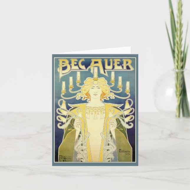Cartes Pour Fêtes Annuelles BEC Auer (bleu) (Devant)