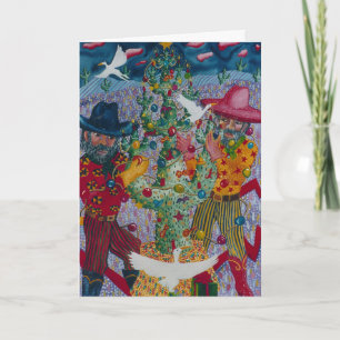 CARTES POUR FÊTES ANNUELLES BEDAZZLED BANDIDOS CHRISTMAS CARD