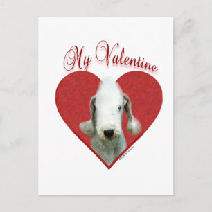 Cartes Pour Fêtes Annuelles Bedlington Terrier mon Valentine