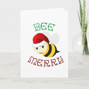 Cartes Pour Fêtes Annuelles Bee Merry