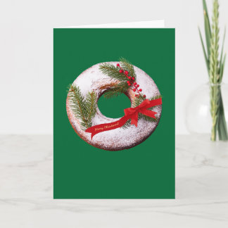 Cartes Pour Fêtes Annuelles Beignet de Noël
