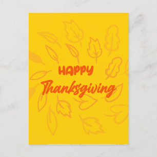 Cartes Pour Fêtes Annuelles Bel Bon thanksgiving avec automne Feuille