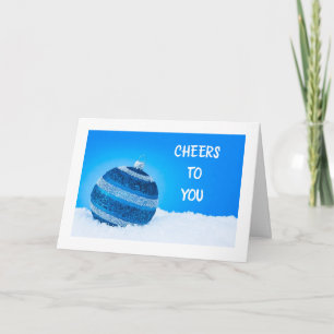 Cartes Pour Fêtes Annuelles BELLE AMPoule AVEC MESSAGE DE BONNES FÊTES