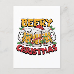 Cartes Pour Fêtes Annuelles Belle bière de Noël