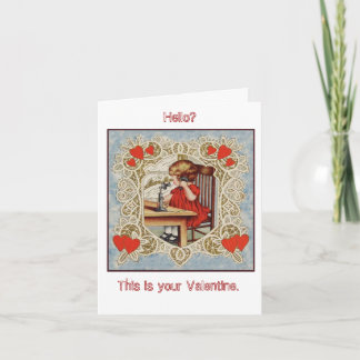 Cartes Pour Fêtes Annuelles Belle dentelle vintage Valentine pour votre aimé !