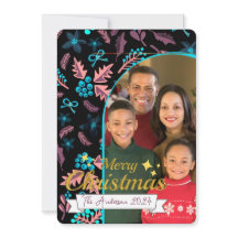 Belle photo de famille Joyeux Noël