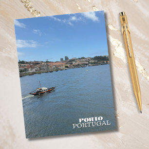 Cartes Pour Fêtes Annuelles Belle rivière Porto Portugal Photographie de voyag