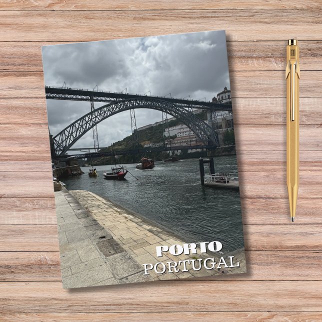 Cartes Pour Fêtes Annuelles Belle rivière Porto Portugal Photographie, Voyage (Créateur téléchargé)