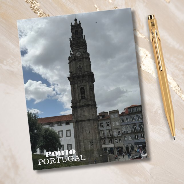 Cartes Pour Fêtes Annuelles Belle tour Porto Portugal Voyage Photographie (Créateur téléchargé)