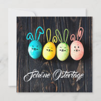 Belles journées de Pâques et oeufs colorés