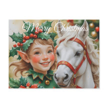 Bells Holly et Horse Christmas Elf