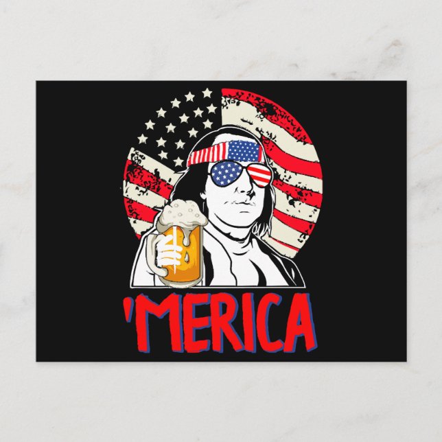 Cartes Pour Fêtes Annuelles Ben Drankin Fêtons la joie du 4 (Devant)