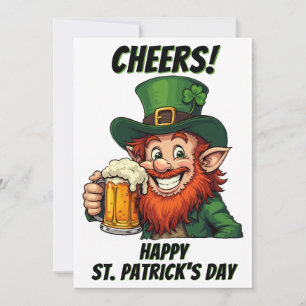 Cartes Pour Fêtes Annuelles Bénédiction de la Saint-Patrick - À VOTRE SANTÉ