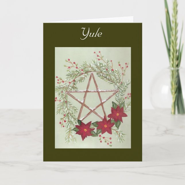 Cartes Pour Fêtes Annuelles Bénédiction de Noël (Devant)