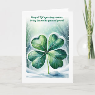Cartes Pour Fêtes Annuelles Bénédiction de Noël irlandaise personnalisée