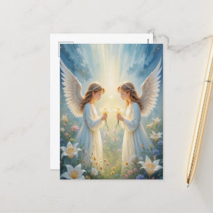 Cartes Pour Fêtes Annuelles Bénédiction de Pâques divine