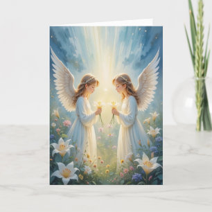 Cartes Pour Fêtes Annuelles Bénédiction de Pâques divine