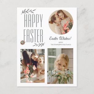 Cartes Pour Fêtes Annuelles Bénédiction de Pâques Elégante OEufs de Pâques Pho