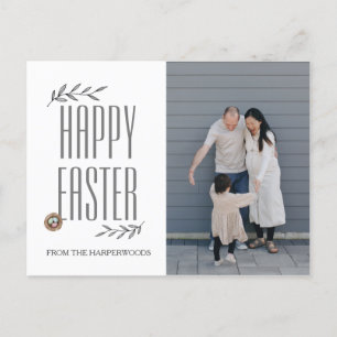 Cartes Pour Fêtes Annuelles Bénédiction de Pâques Elégante OEufs de Pâques Pho