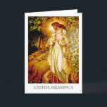 Cartes Pour Fêtes Annuelles Bénédiction de Pâques. La Belle Peinture De Berger<br><div class="desc">Bénédiction de Pâques. Le Bon Pasteur peinture vintage personnalisable carte de voeux religieuse de Pâques. Cartes et cadeaux correspondants disponibles dans la catégorie Vacances / Pâques de notre magasin.</div>