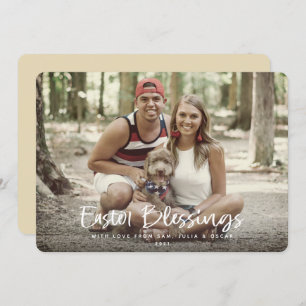 Cartes Pour Fêtes Annuelles Bénédiction de Pâques Pleine photo