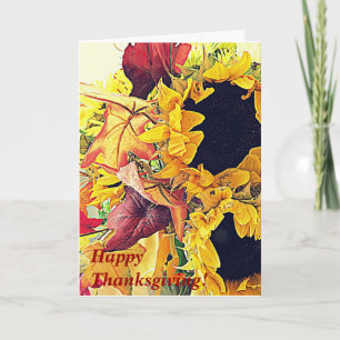 Cartes Pour Fêtes Annuelles Bénédiction de thanksgiving