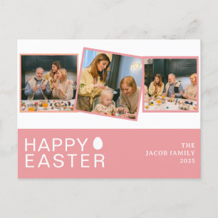 Cartes Pour Fêtes Annuelles Bénédiction moderne élégante Famille de Pâques Tro