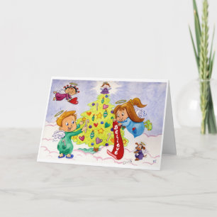 Cartes Pour Fêtes Annuelles Bénédictions angéliques