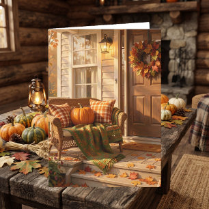 Cartes Pour Fêtes Annuelles Bénédictions d'Automne Cher Septembre