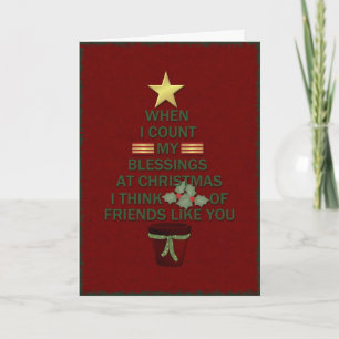 Cartes Pour Fêtes Annuelles Bénédictions de Noël