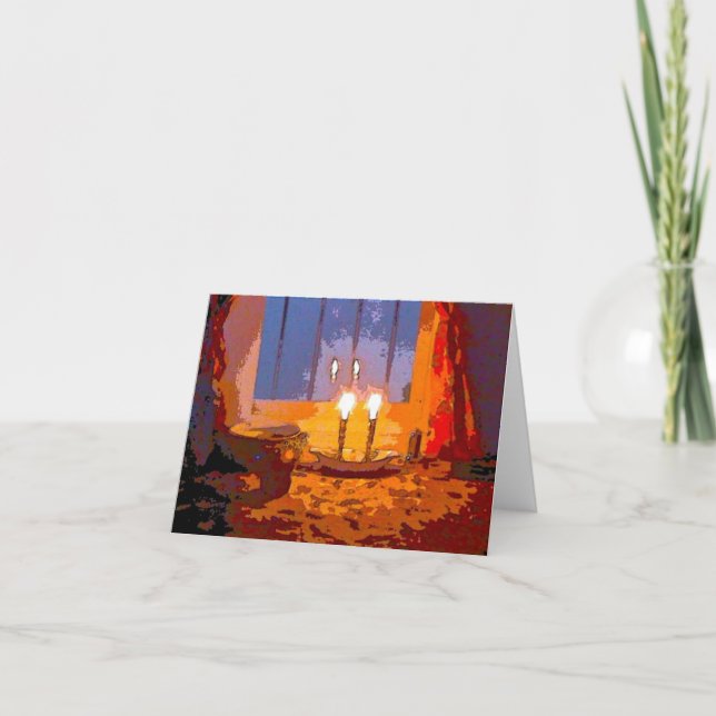 Cartes Pour Fêtes Annuelles Bénédictions de paix (Devant)