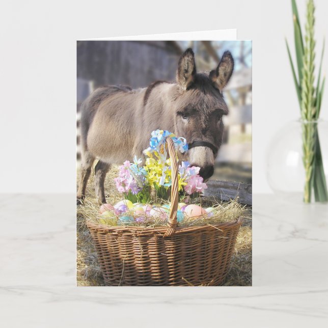 Cartes Pour Fêtes Annuelles "Bénédictions de Pâques" (Devant)