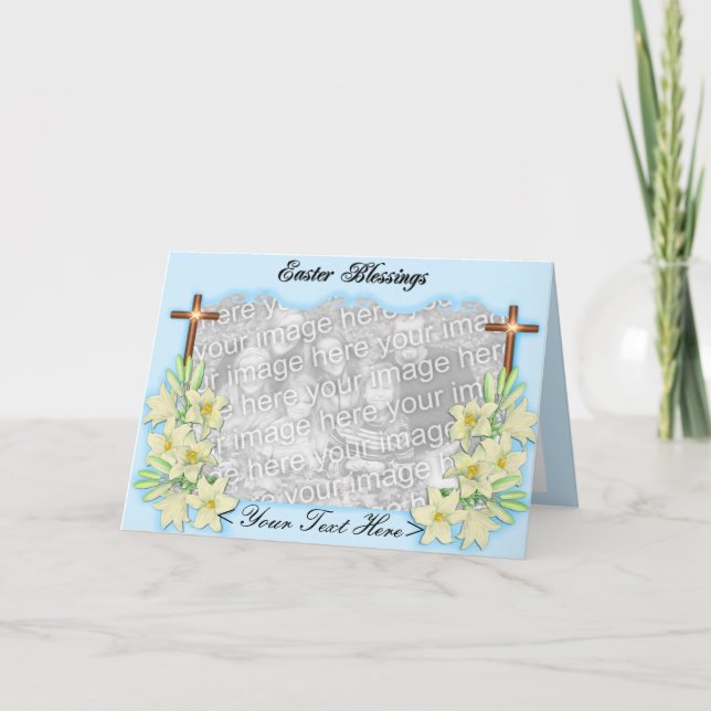 Cartes Pour Fêtes Annuelles Bénédictions de Pâques (Devant)