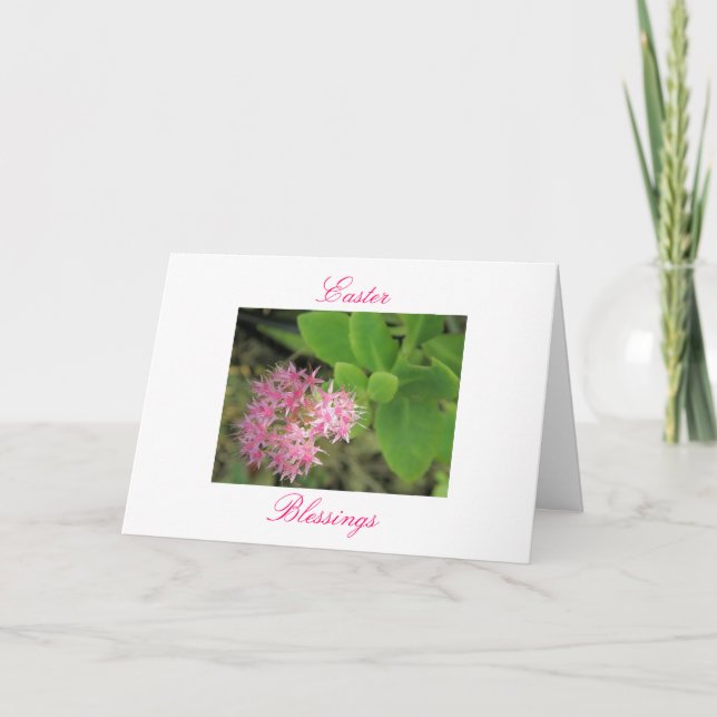 Cartes Pour Fêtes Annuelles Bénédictions de Pâques (Devant)