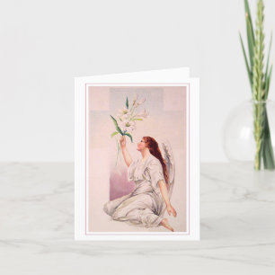 Cartes Pour Fêtes Annuelles Bénédictions de Pâques 1 Jean 2:25 Verse de la Bib