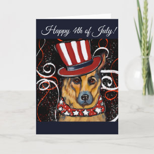 Cartes Pour Fêtes Annuelles Berger Allemand