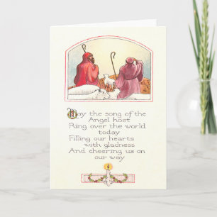 Cartes Pour Fêtes Annuelles Bergers de Noël