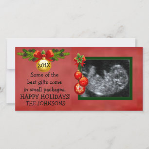 Cartes Pour Fêtes Annuelles Best Christmas Gift Ultrasound Photo