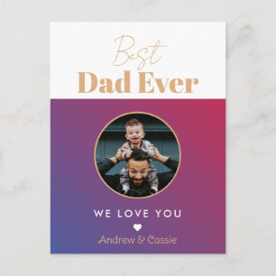 Cartes Pour Fêtes Annuelles Best dad ever