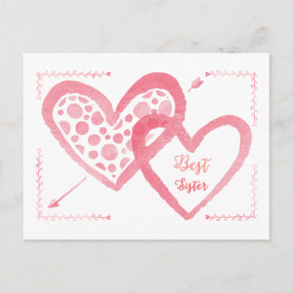 Cartes Pour Fêtes Annuelles Best Sister Valentine