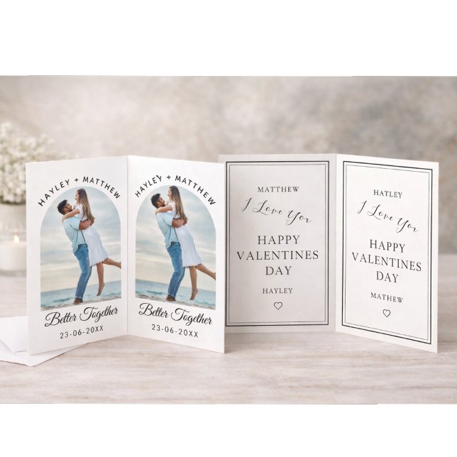 Cartes Pour Fêtes Annuelles Better Together Valentine's Day Photo (Créateur téléchargé)