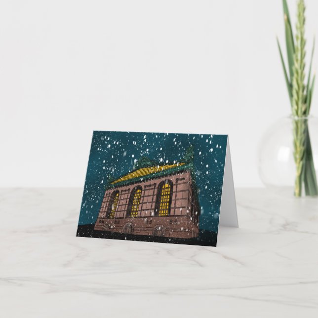 Cartes Pour Fêtes Annuelles bibliothèque de Chicago (Devant)