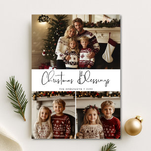 Cartes Pour Fêtes Annuelles Bienheureux Noël Religieux Avec Enfants Photo