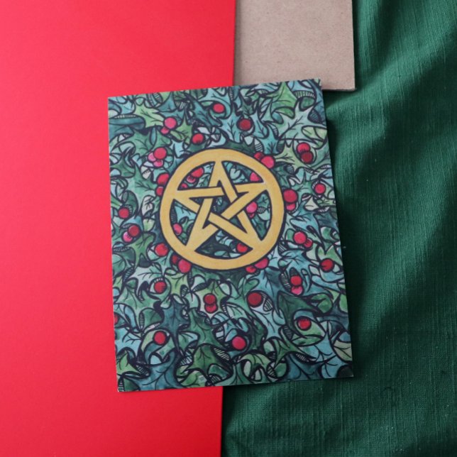 Cartes Pour Fêtes Annuelles Bienheureux Yule (Créateur téléchargé)