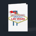 Cartes Pour Fêtes Annuelles Bienvenue à Fabulous Las Vegas Noël<br><div class="desc">Bienvenue au design de Las Vegas Santa Hat</div>