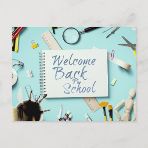 Cartes Pour Fêtes Annuelles Bienvenue à l'école - Carnet créatif