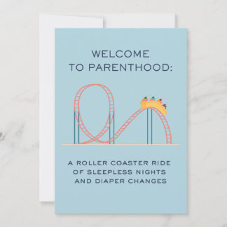 CARTES POUR FÊTES ANNUELLES BIENVENUE À ROLLER DESSOUS DE VERRE RIDE DE PARENT