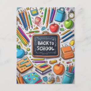 Cartes Pour Fêtes Annuelles Bienvenue de retour à l'école !