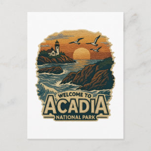 Cartes Pour Fêtes Annuelles Bienvenue sur le parc de la Broderie Acadia Nation