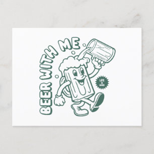 Cartes Pour Fêtes Annuelles Bière avec moi